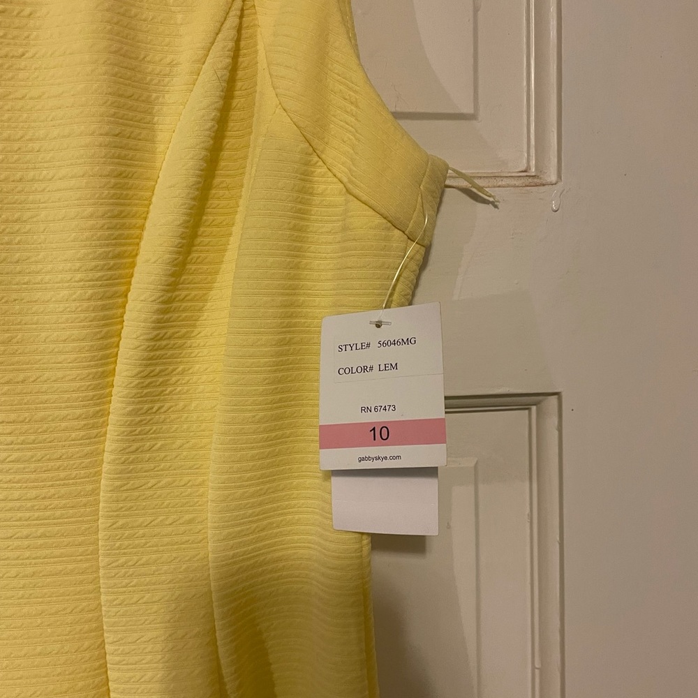 Women’s Yellow Knee Length Dress